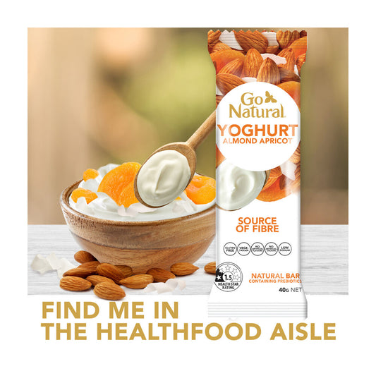 Go Natural Yoghurt Almond & Apricot Bar - 40g