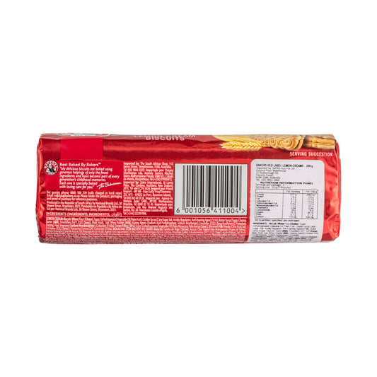 Bakers Lemon Cream Biscuits - 190g