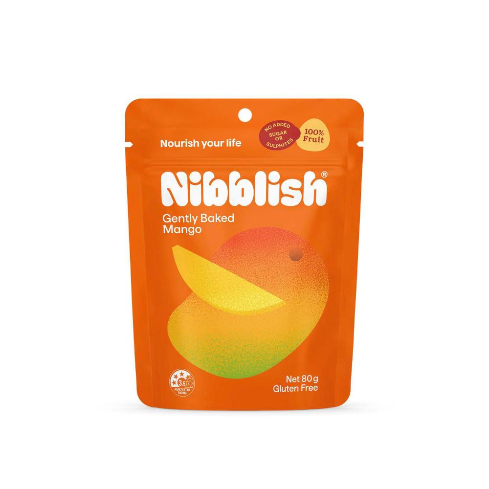 Nibblish Gently Baked Mango - 80g