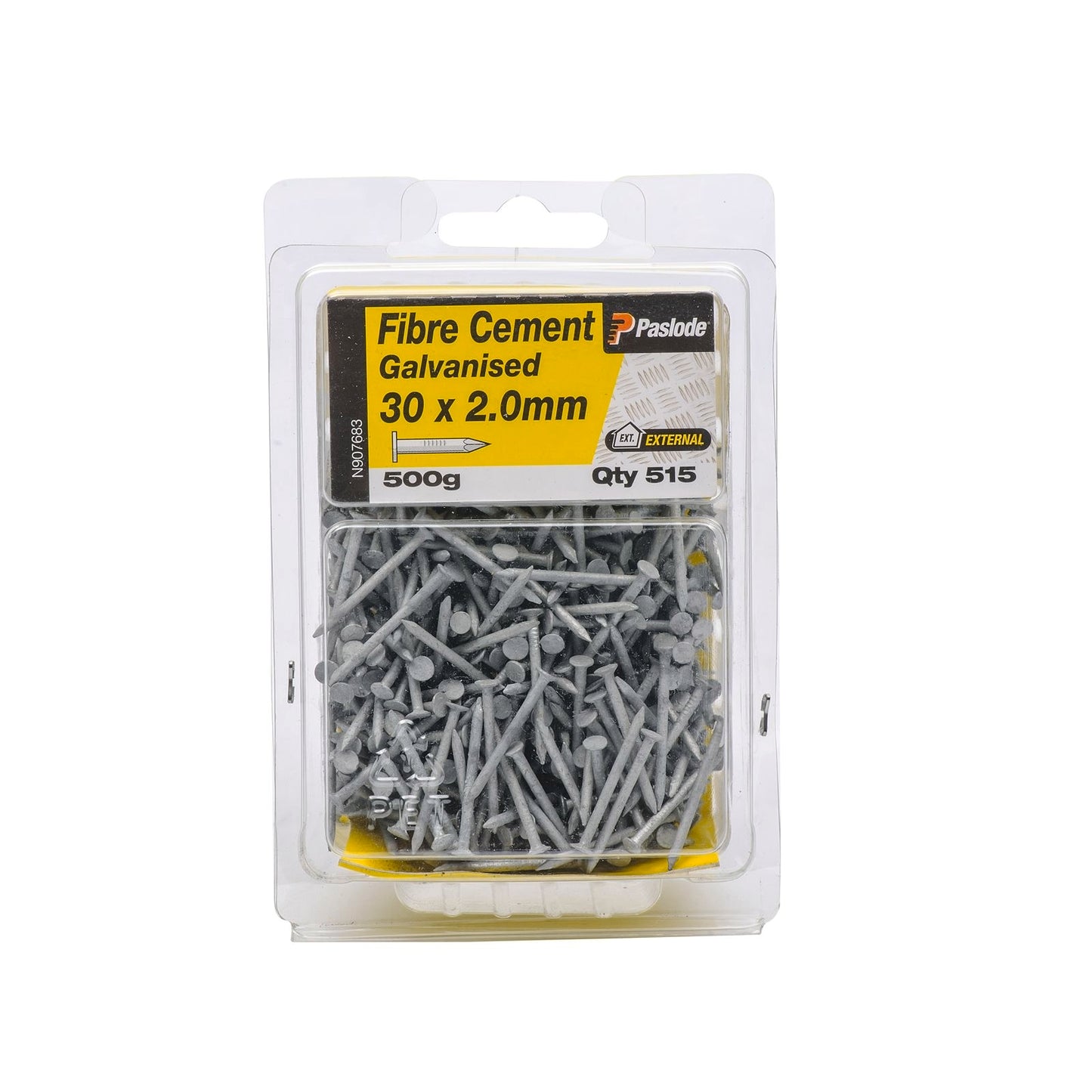 Paslode Galvanised Fibre Cement Nails - 30 x 2mm - 500g