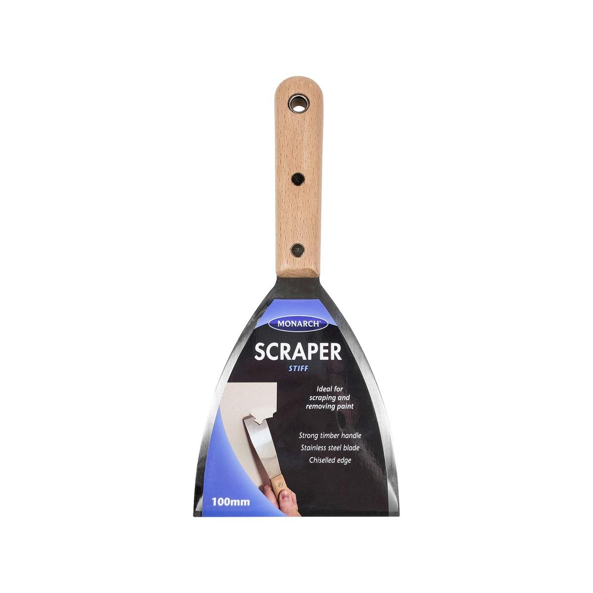 Monarch Stiff 100mm Scraper