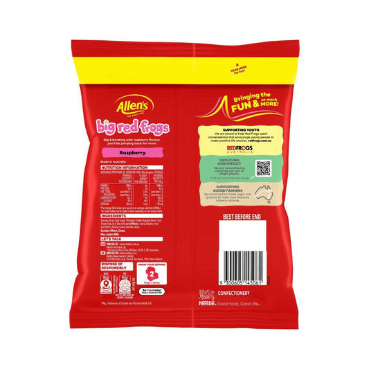 Allen's Lollies Big Red Frogs - 465g