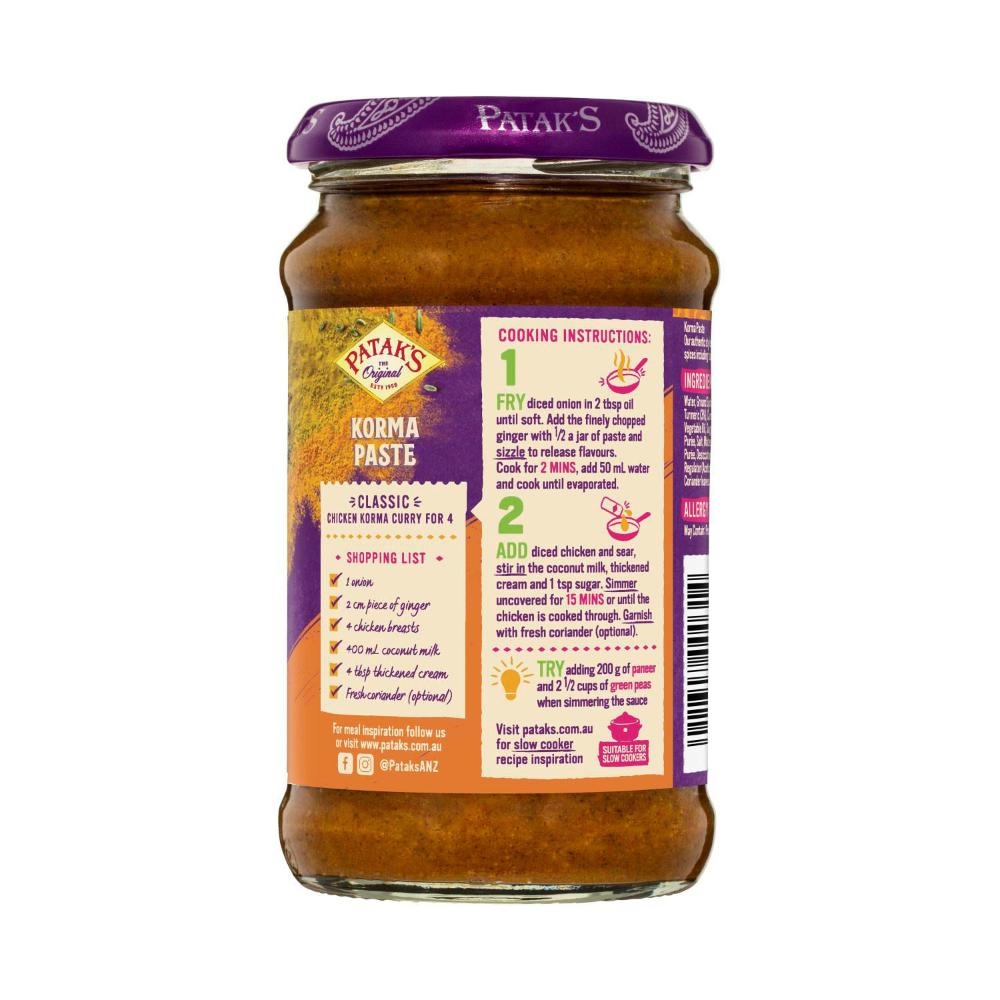 Patak's Korma Curry Paste Mild - 290g