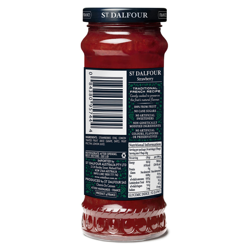 St Dalfour Strawberry Spread - 284g