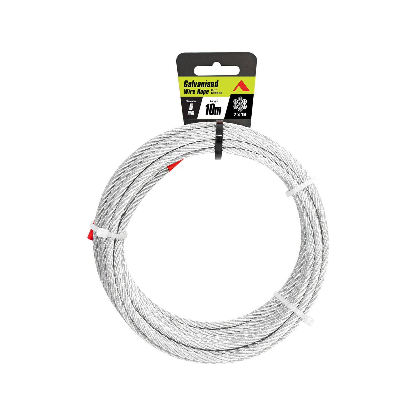 Pinnacle Galvanised Wire Rope - 5mm x 10m