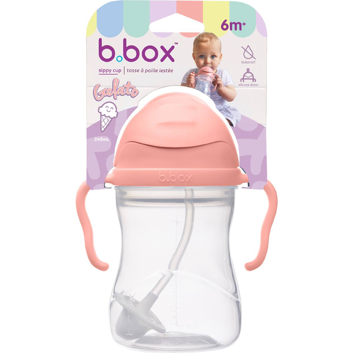 B.box Gelato Sippy Cup Assorted Each