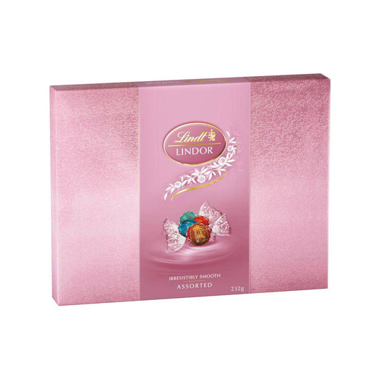 Lindt Lindor Pink Assorted Gift Box - 232g