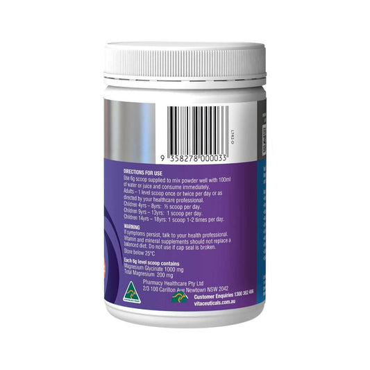 Vitaceuticals Magzorb Magnesium Powder 1000mg - 240g