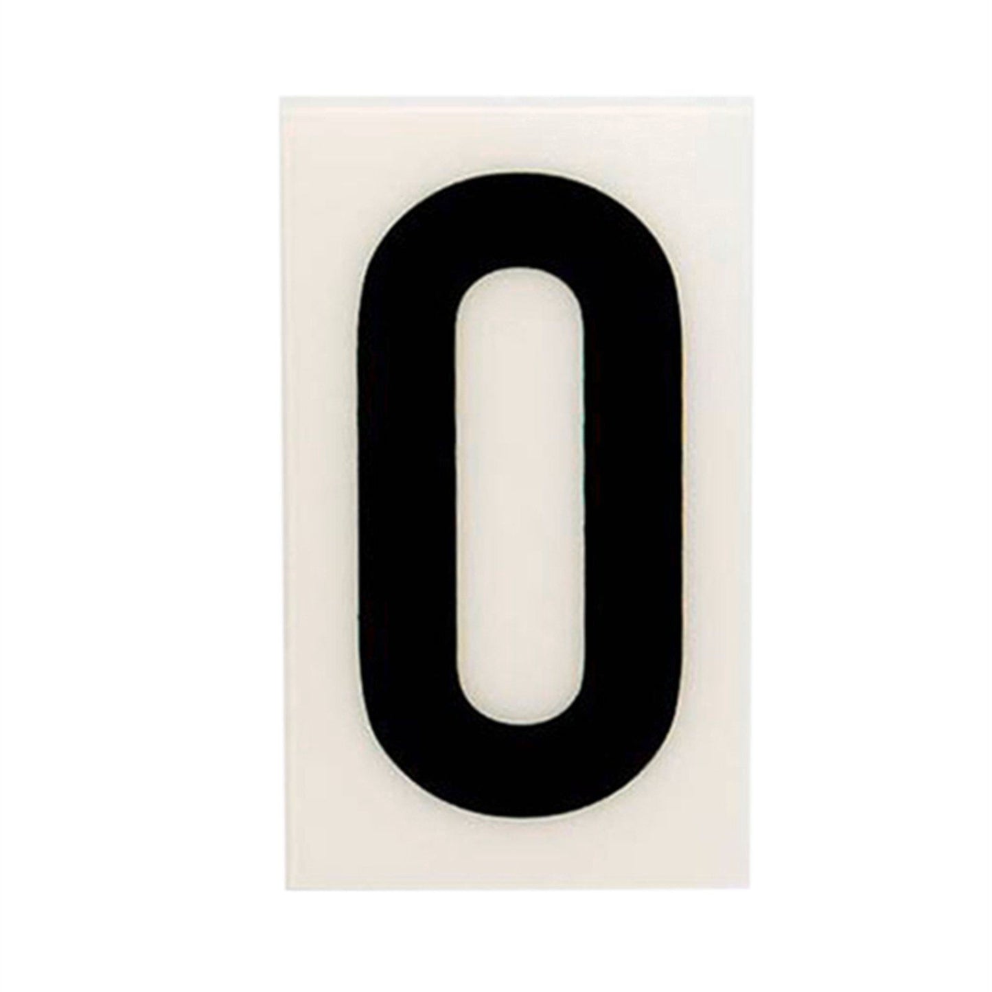 Sandleford Self Adhesive House Letter O - 85mm - White