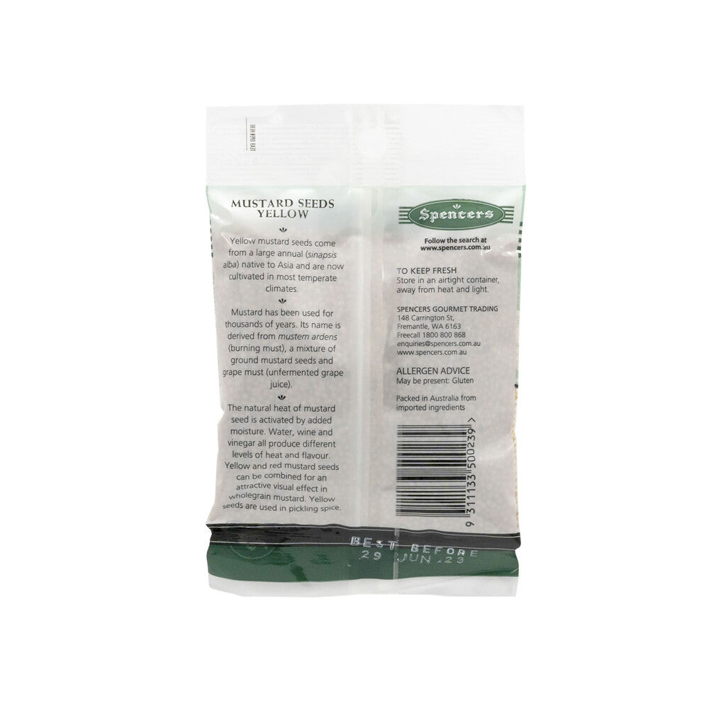 Spencers Yellow Mustard Seeds - 75g