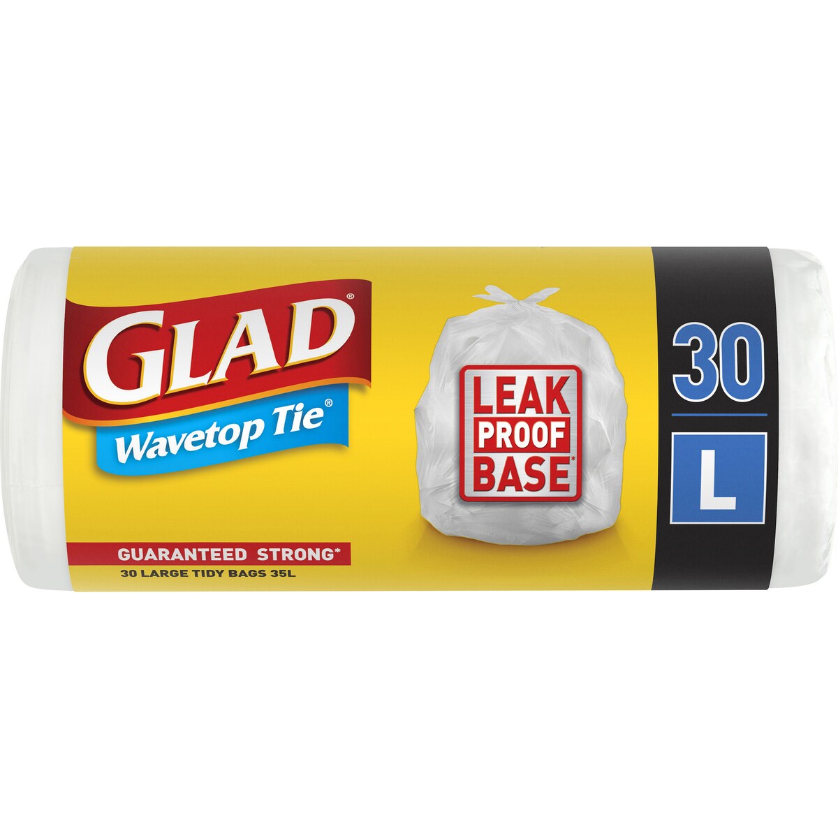 Glad Kitchen Tidy Bag Wavetop Large 30 pack