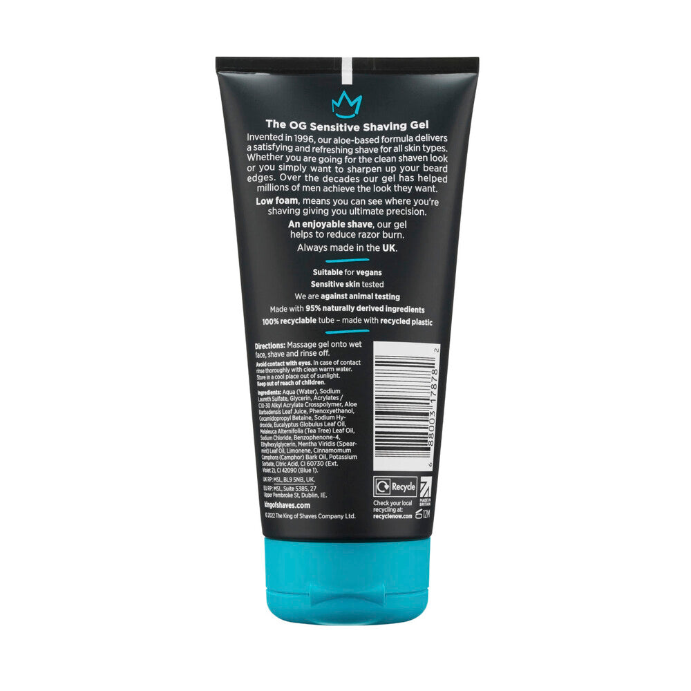 King Of Shaves Shave Sensitive Gel - 175mL