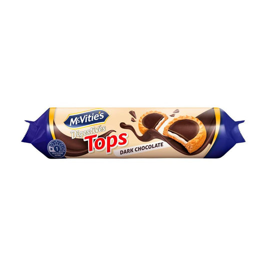 Mcvities Digestives Tops Biscuits Dark Chocolate - 100g