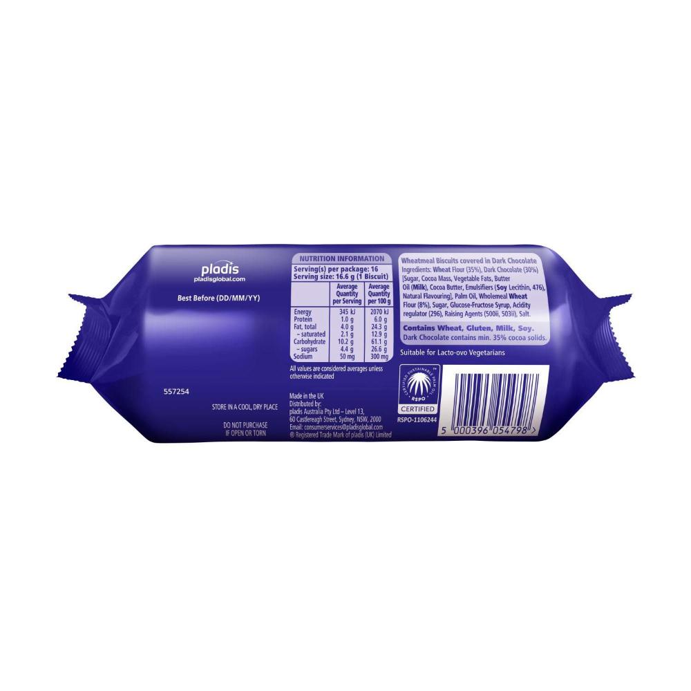 Mcvities Digestives Biscuits Dark Chocolate - 266g