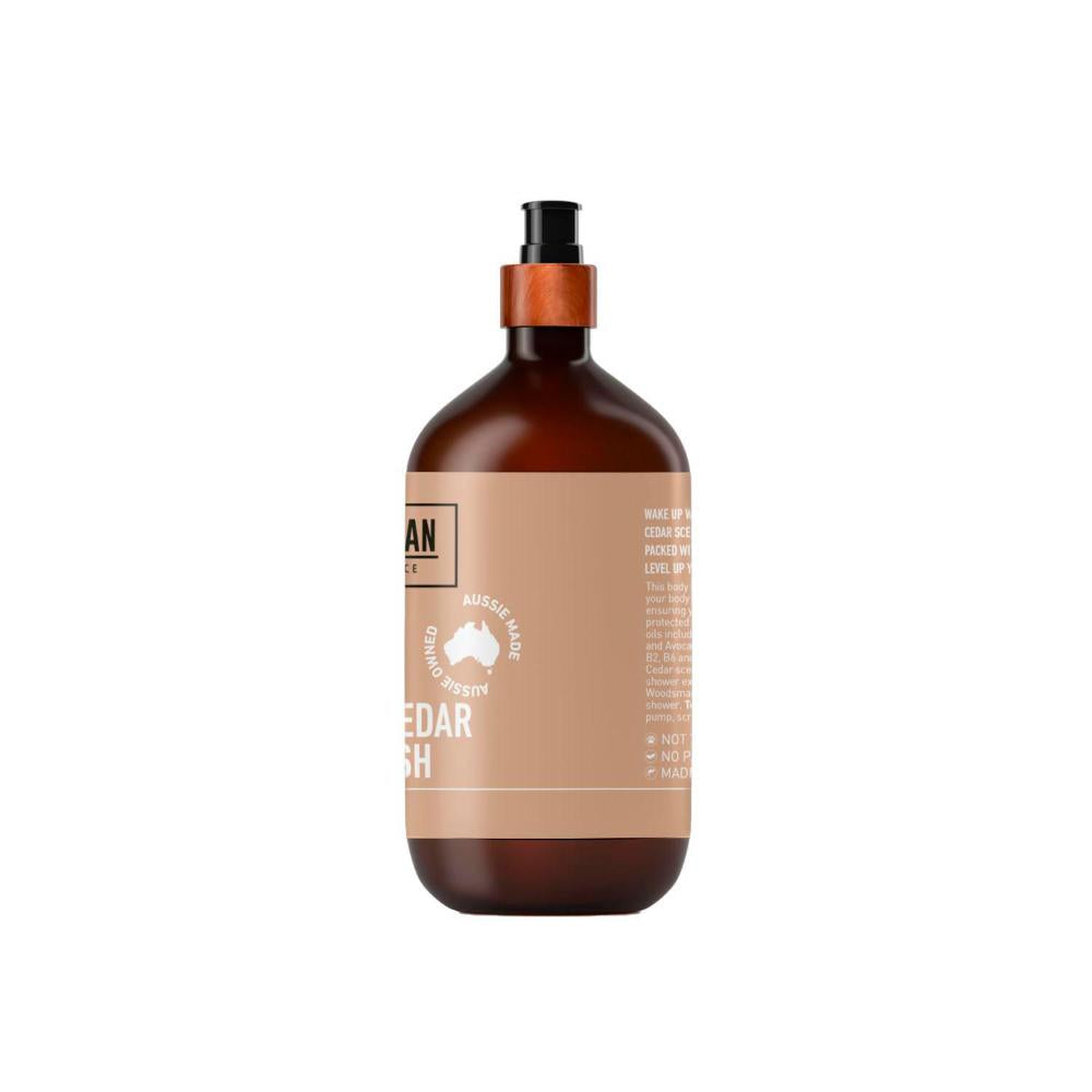Woodsman Body Wash Spiced Cedar - 1L