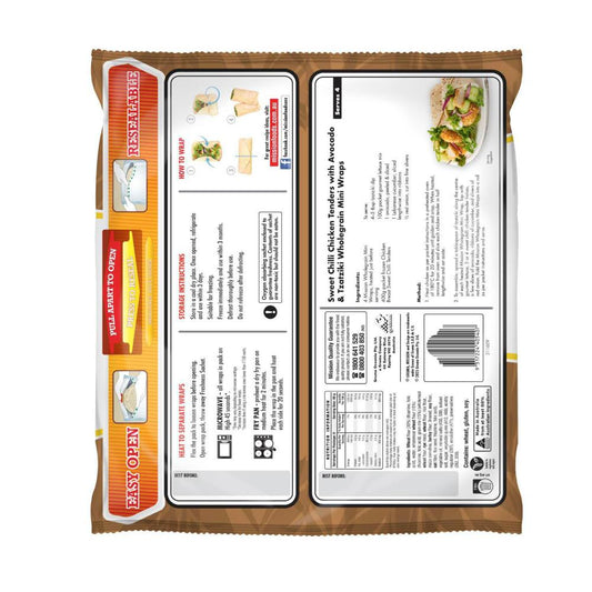 Mission Mini Wrap Wholegrain 8 Pack - 384g