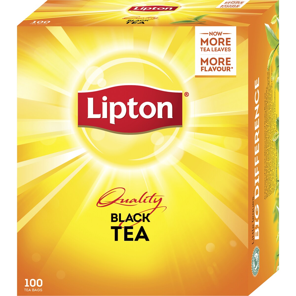 Lipton Quality Black Tea Bags 100 pack