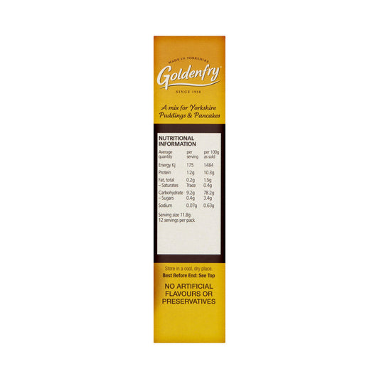 Golden Fry Yorkshire Pudding Mix & Pancakes - 142g