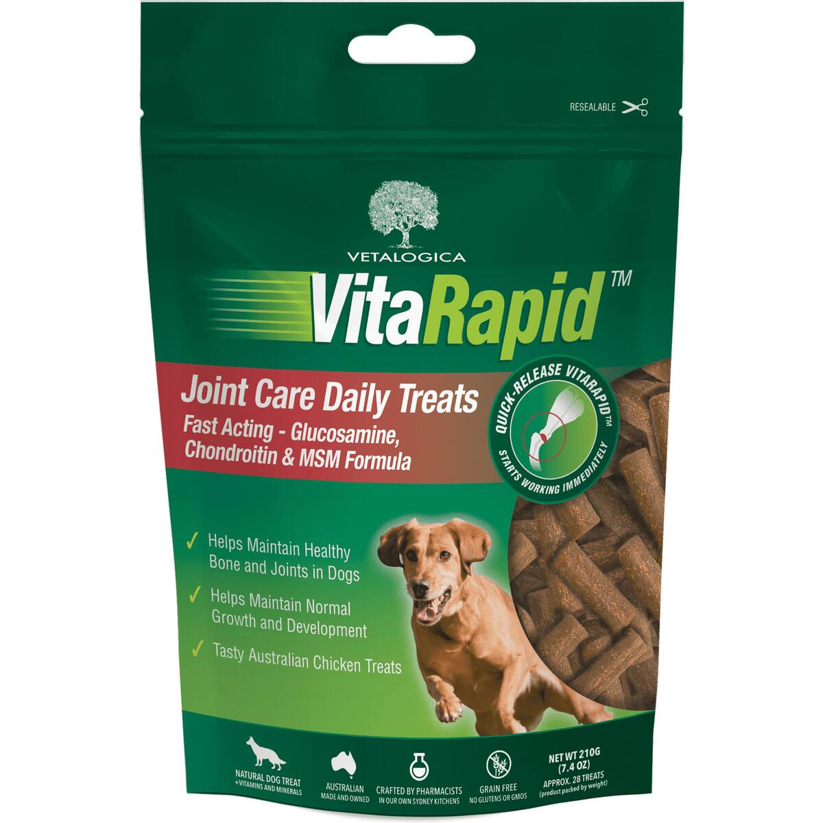 Vitarapid Joint Care Daily Dog Treat 210g