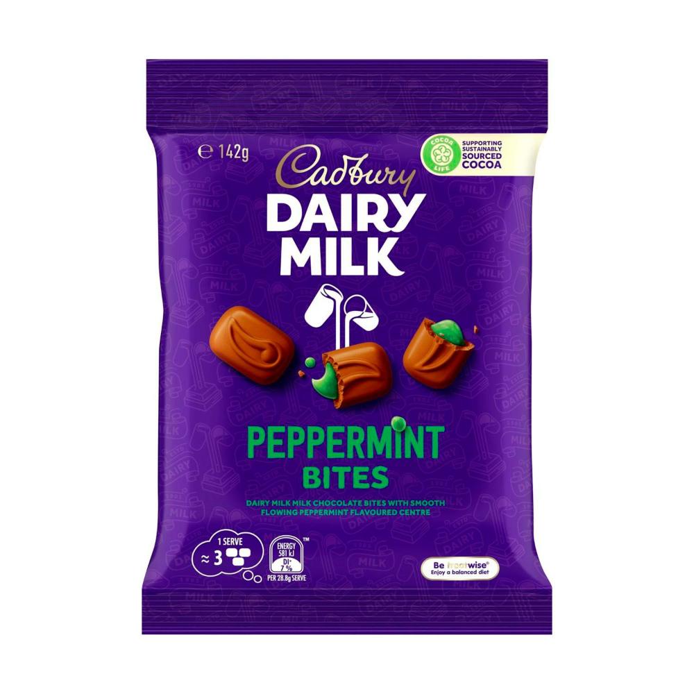 Cadbury Dairy Milk Peppermint Chocolate Bites - 142g