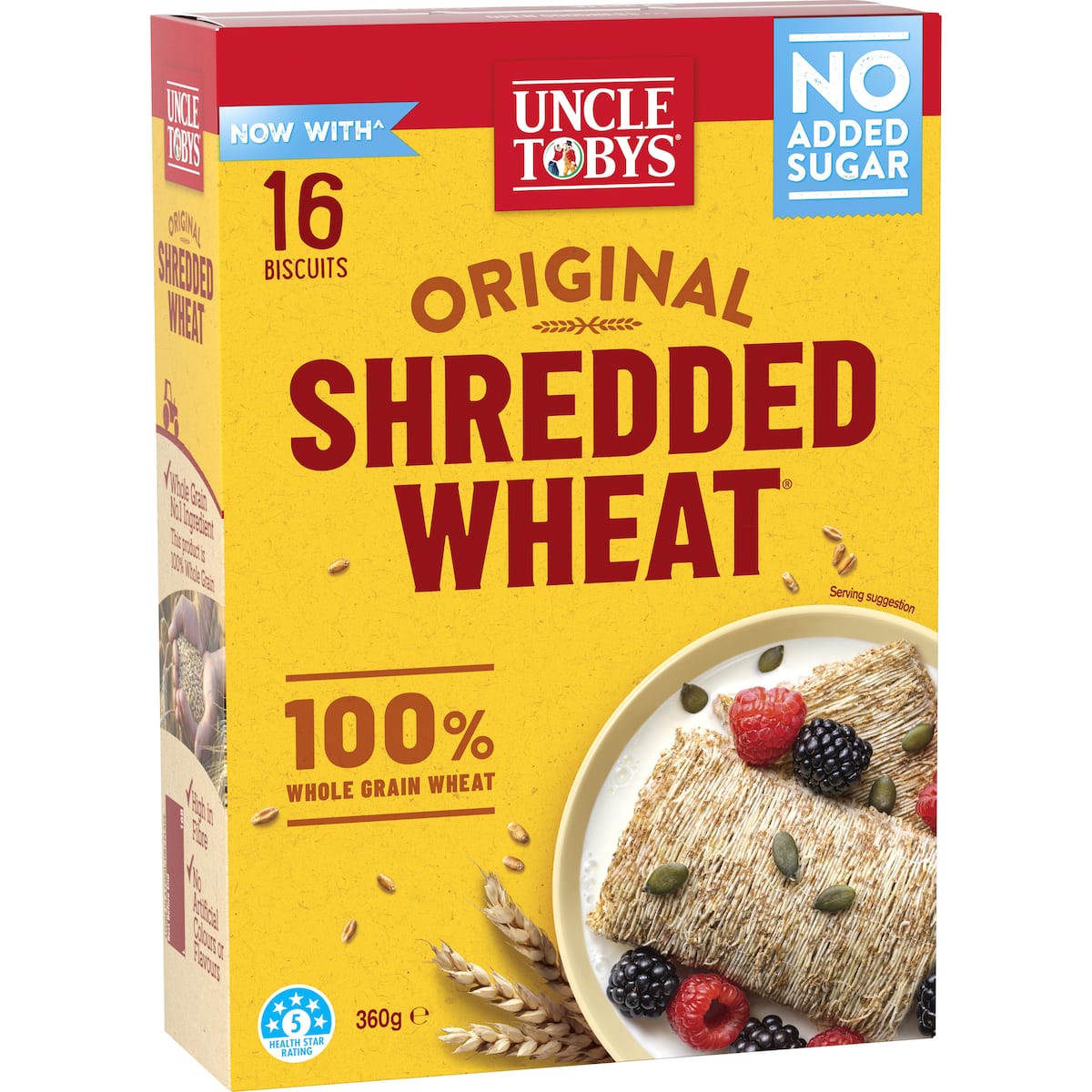 Uncle Tobys Original Shredded Wheat Biscuits 16 Pack