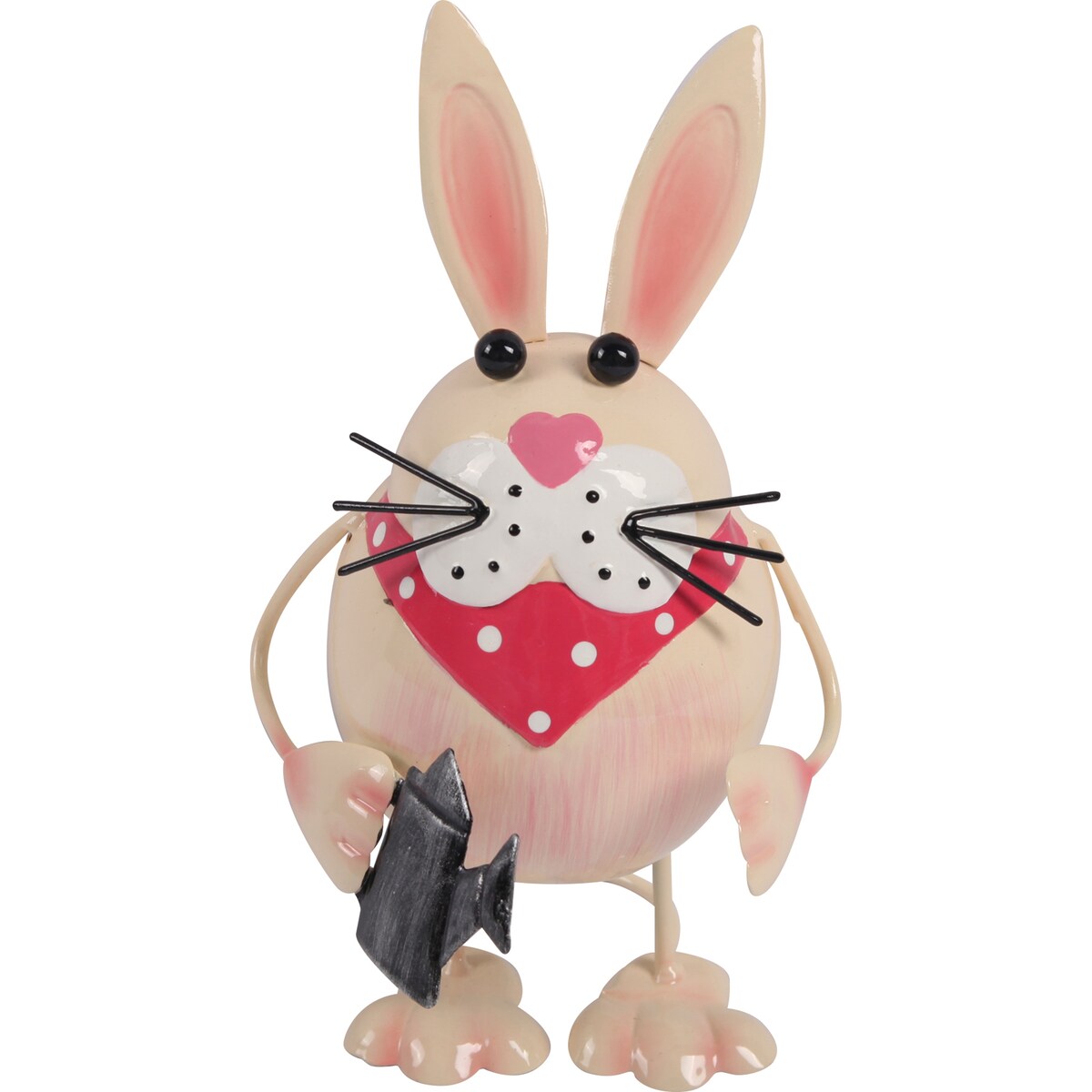 Green Gardener Metal Bobbing Rabbit Each