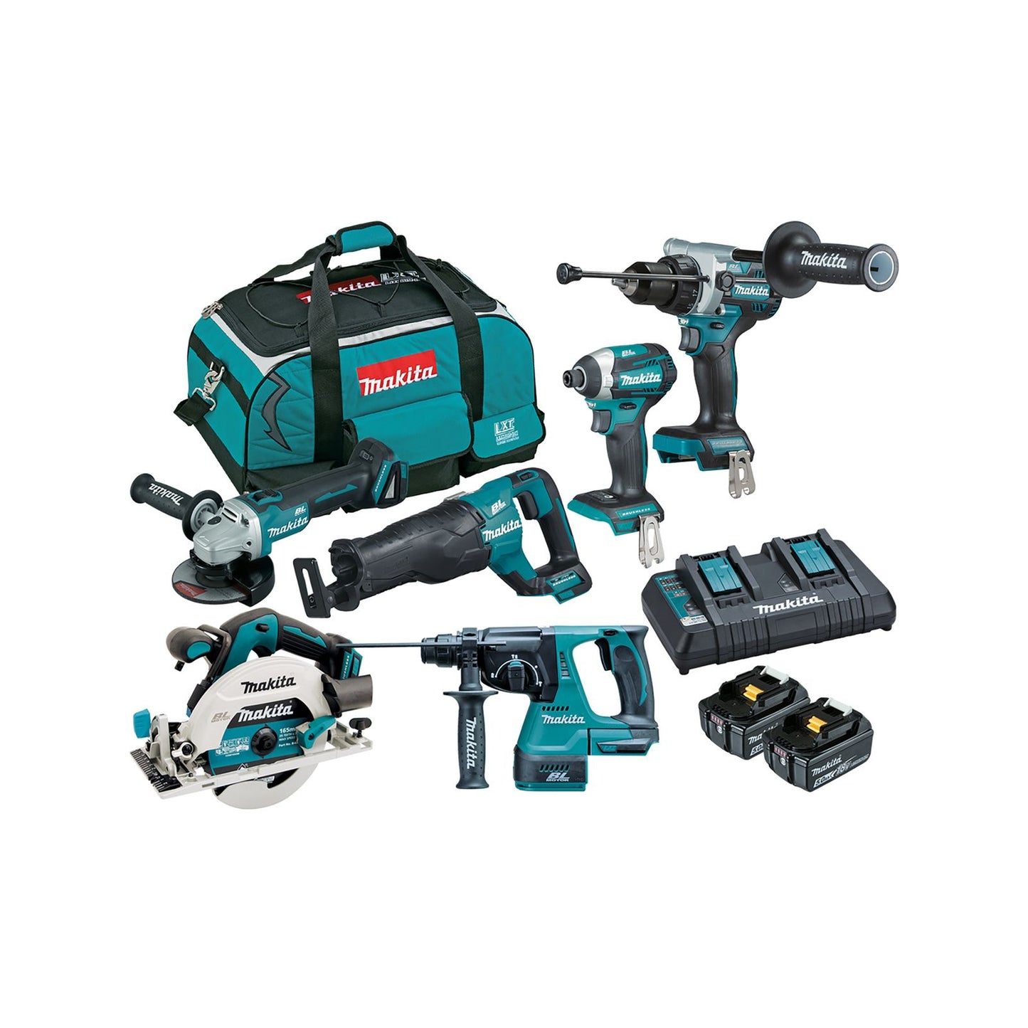 Makita Brushless Combo Kit - 6 Piece - 18V - DLX6109TX1