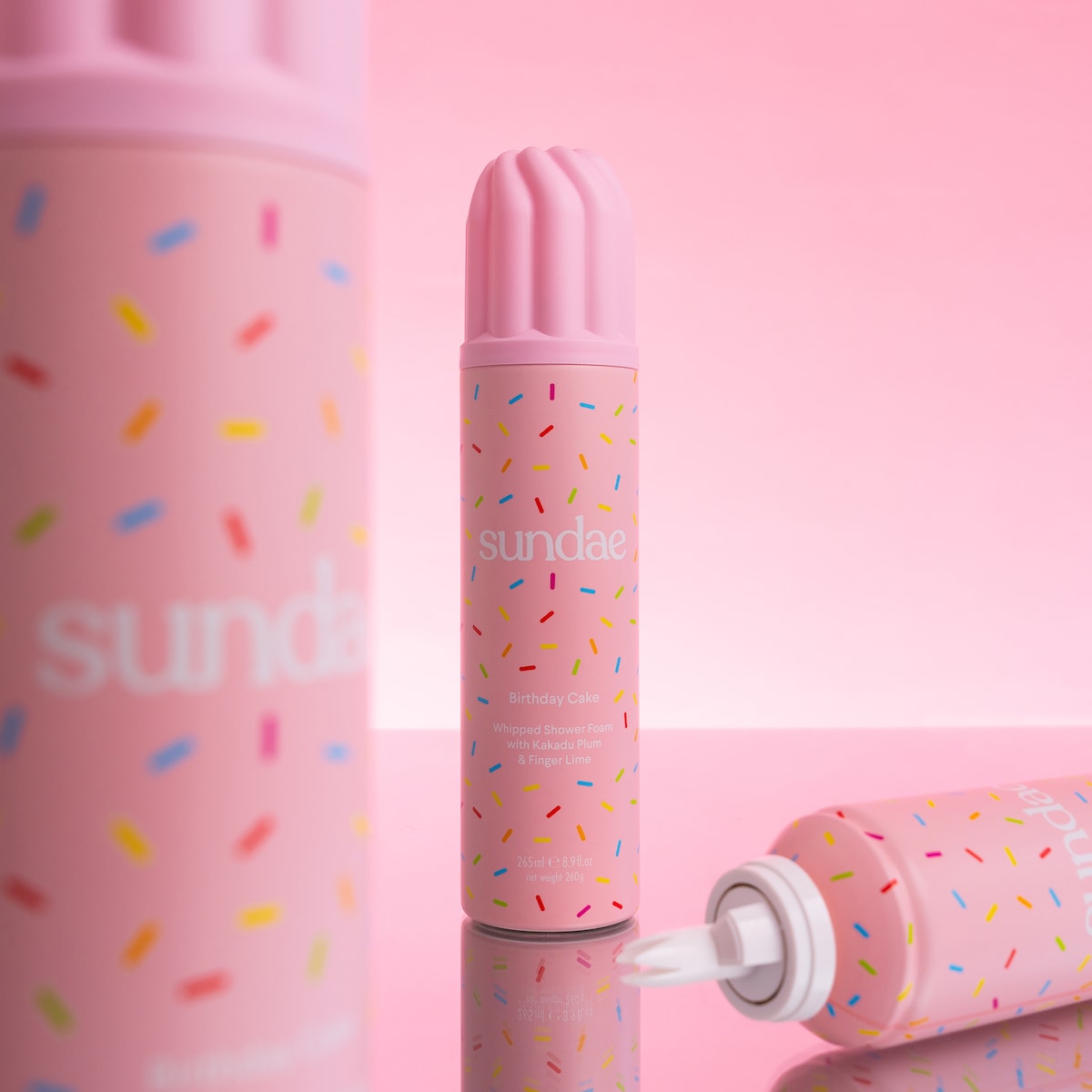 Sundae Whipped Shower Foam Birthday Cake 265ml