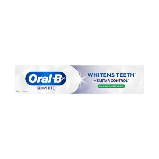 Oral B 3dwhite Long Lasting Freshness Whitening Toothpaste - 190g
