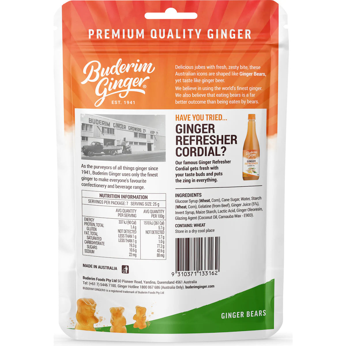 Buderim Ginger Bears | 175g