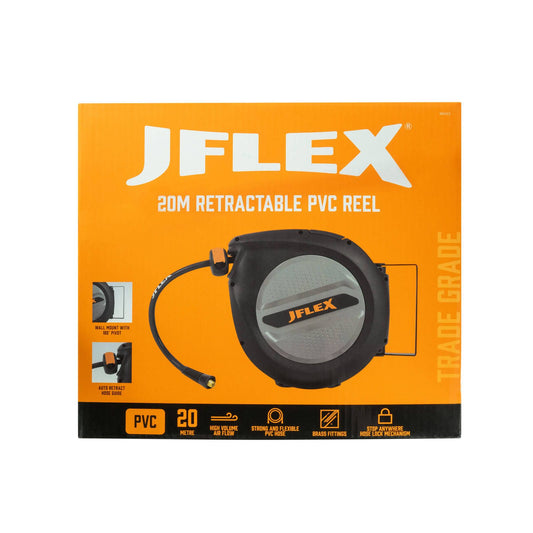 Jflex 20m Retractable PVC Hose Reel