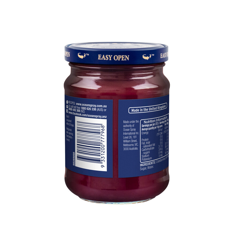 Ocean Spray Jellied Cranberry Sauce - 275g