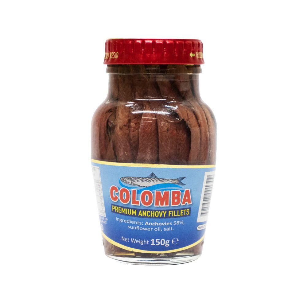 Colomba Fillets Of Anchovies In Sunflower Oil - 150g