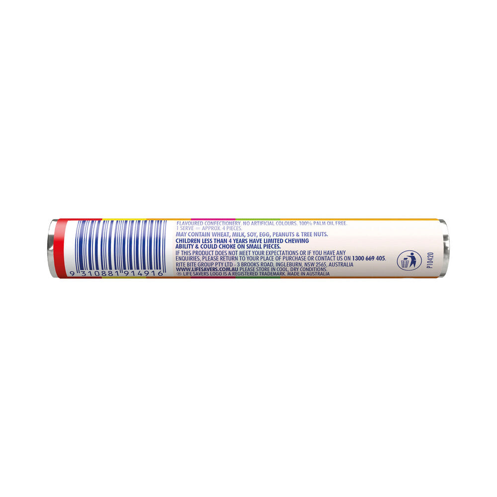Lifesavers Single Roll Fruit Tingles - 34g