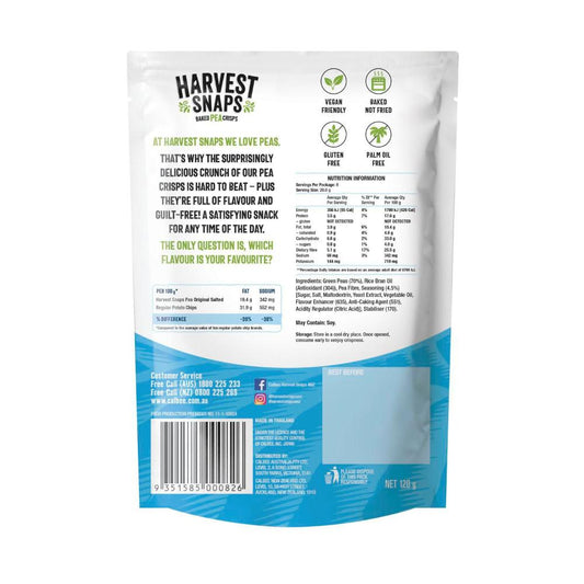 Harvest Snaps Pea Original Salted - 120g