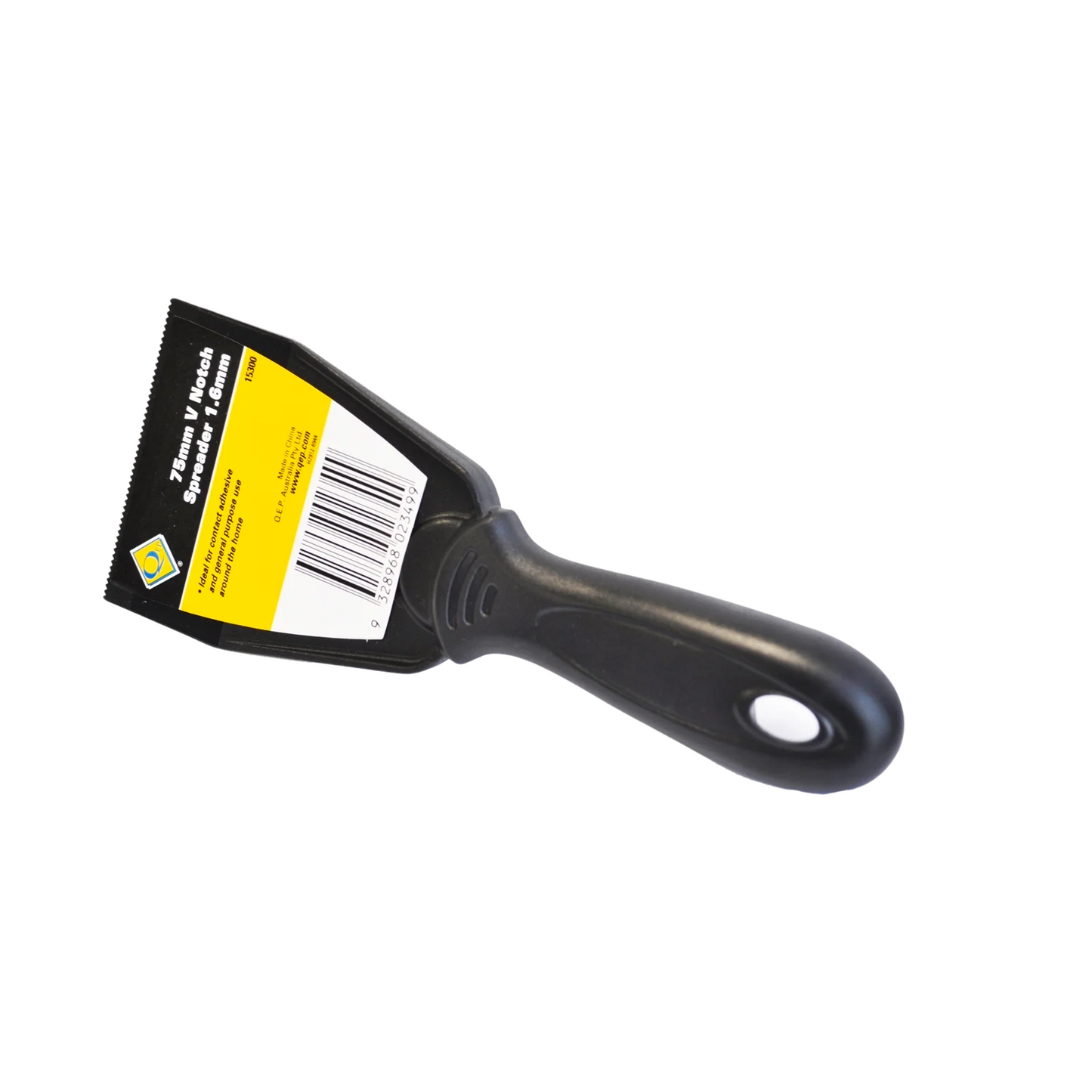 QEP Adhesive Floor Spreader - 75 x 1.6mm V-Notch