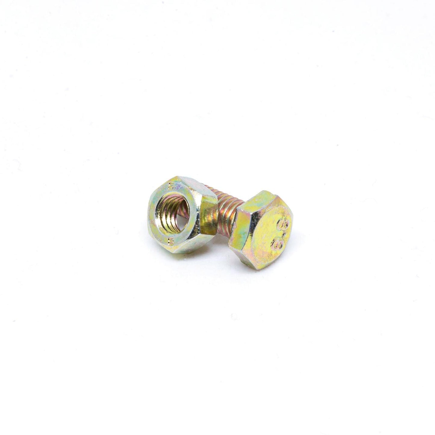 Pinnacle Hex Bolt & Nut - 12 x 30mm - Yellow - 4 Pack