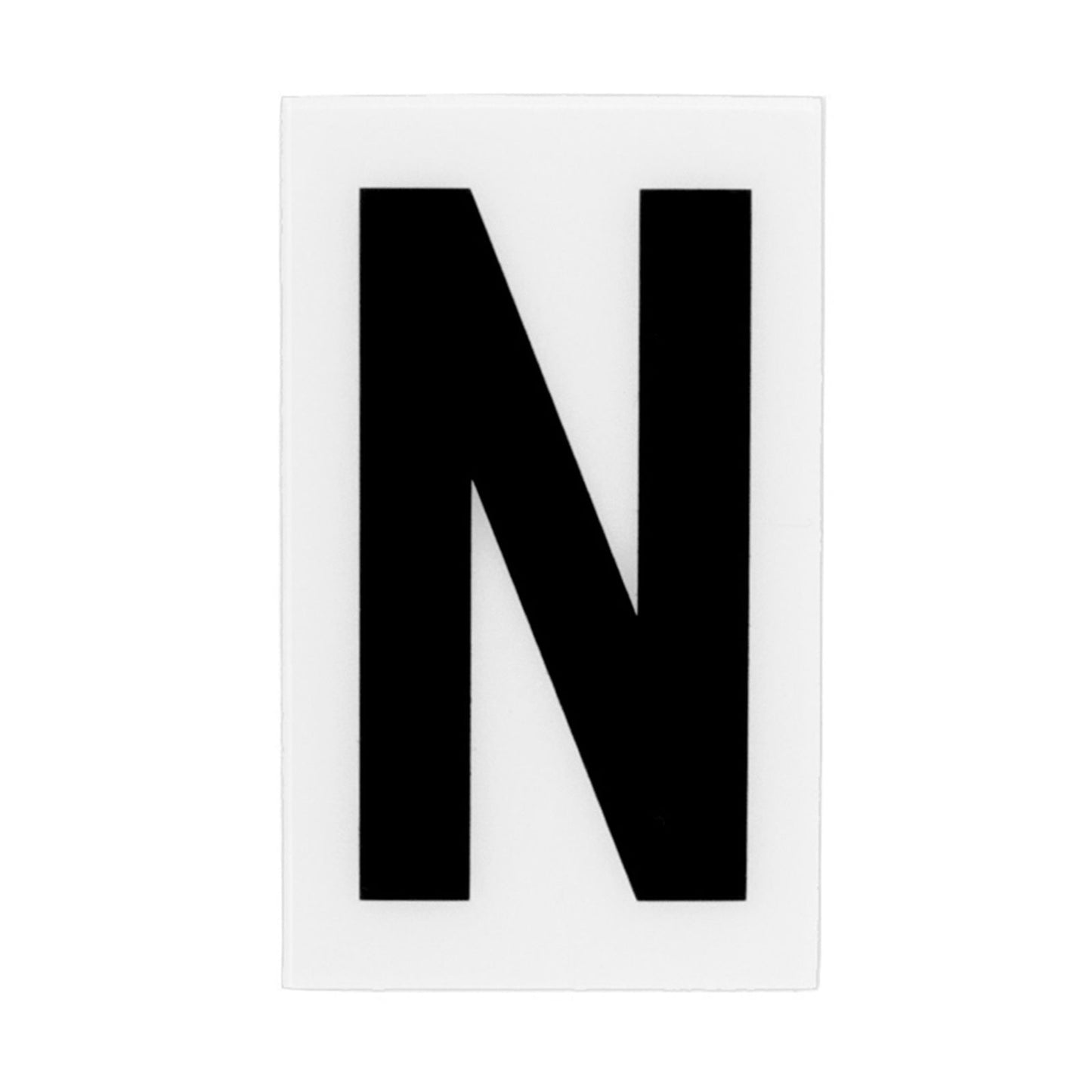 Sandleford Self Adhesive House Letter N - 85mm - White