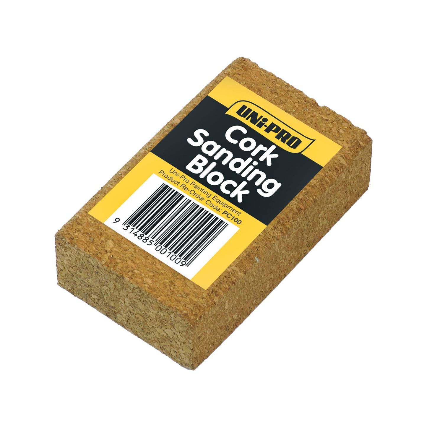 Uni Pro Cork Sanding Block - 60 x 30 x 100mm