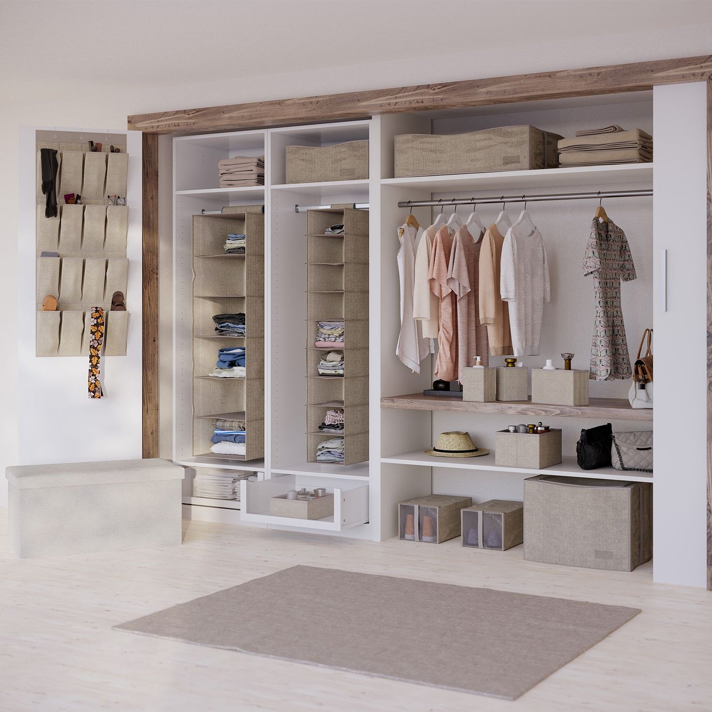 Flexi Storage Wardrobe 500 x 350 x 350mm Ash Tall Storage Case