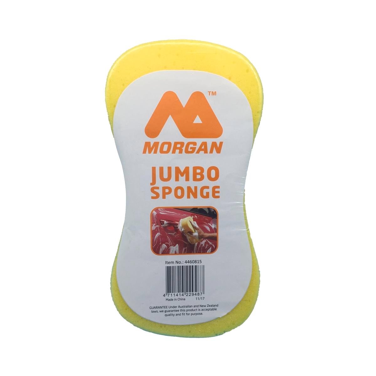 Morgan Jumbo Sponge - Lightweight - 120mm x 60mm - Super Absorbent