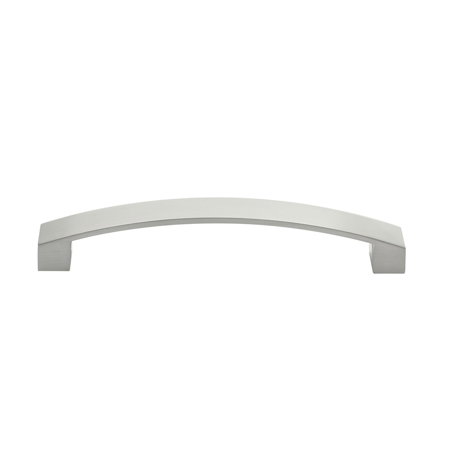 Prestige Brushed Nickel Flat Bow Handle - 128mm