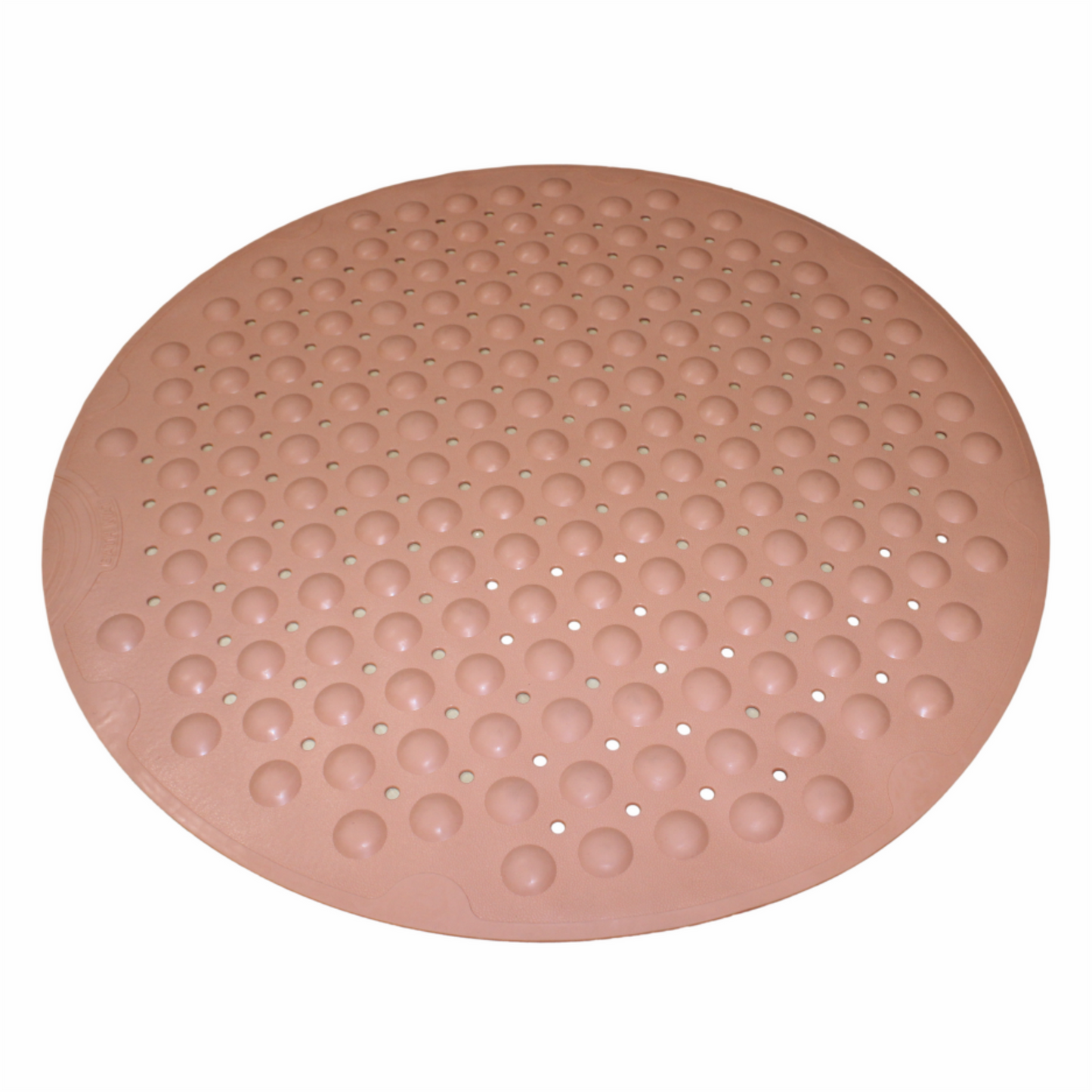 Barelli Round Suction Bath Mat - 65 x 65cm - Latte