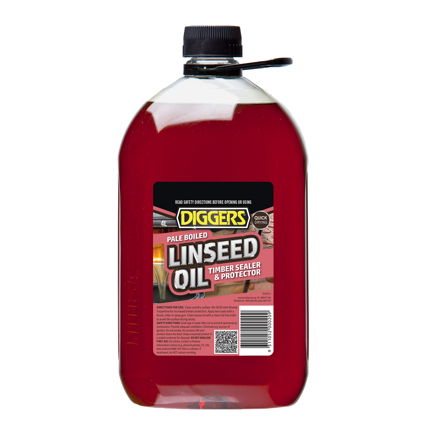 DIGGERS™ Pale Boiled Linseed Oil - 4L