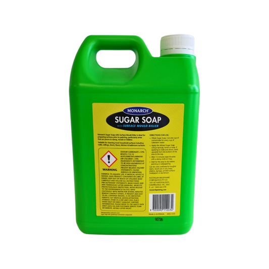 Monarch Sugar Soap with Surface Mould Remover - 3L