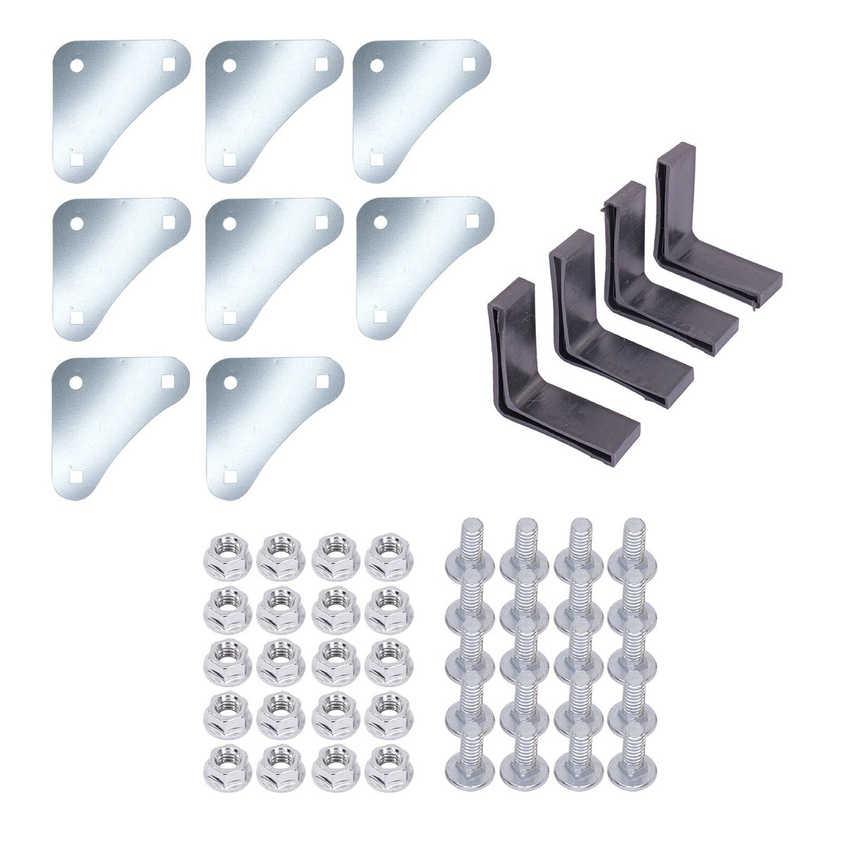 Metal Mate Galvanised Slotted Angle Starter Pack 100mm Steel Rigidity