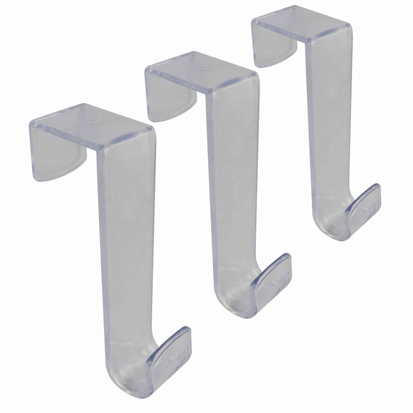 Adoored Clear Over Door Hook 3 Pack