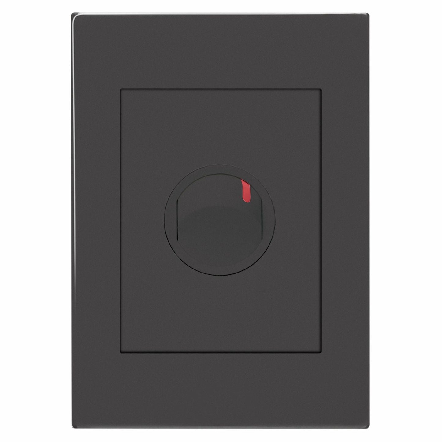 HPM Vivo 1 Gang Double Pole Wall Switch - 40A - Grey