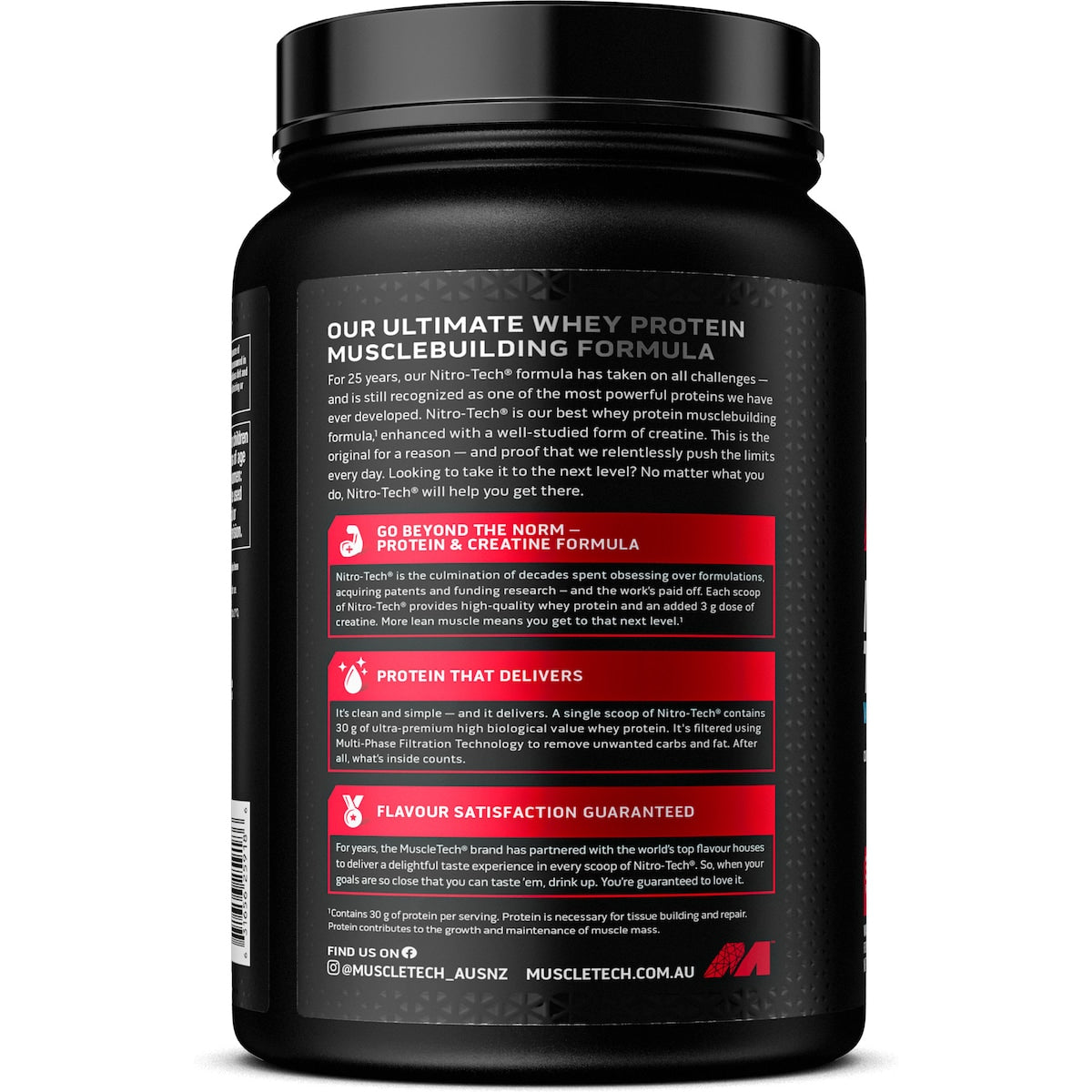 Muscle Tech Nitro Tech Whey Protein Vanilla Cream 680g