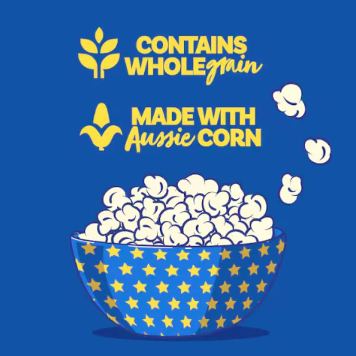 Poppin Triple Butter Microwave Popcorn Mini-size Snack Bags 300g
